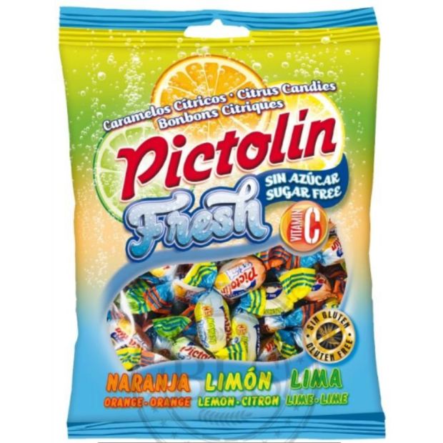 Pictolin Fresh Cukríky bez cukru 65g