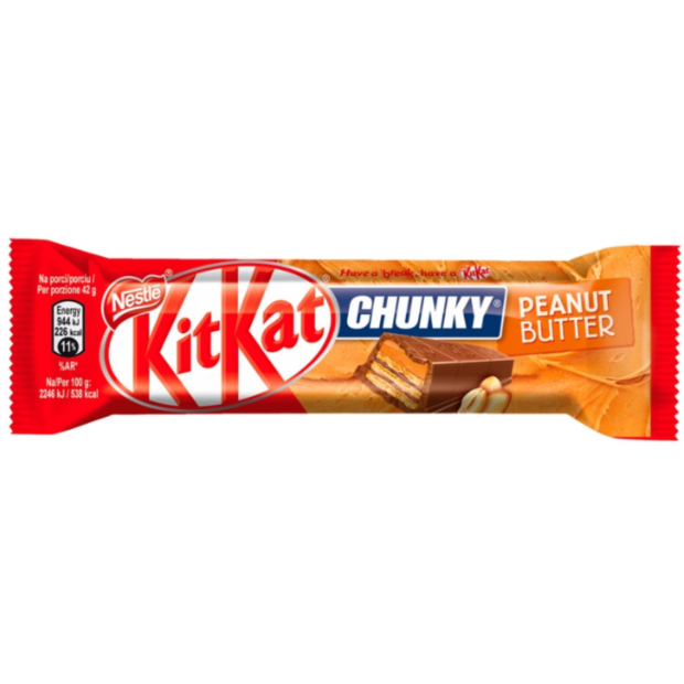 KitKat Tyčinka Chunky s arašídovým maslom 42g