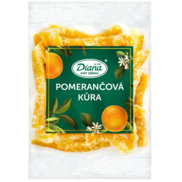 Sušené ovocie Pomarančová kôra 100g