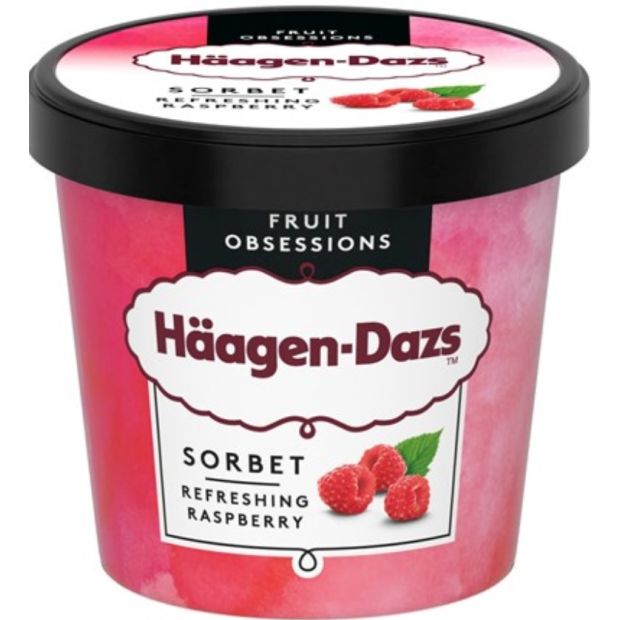 Häagen-Dazs Malinový Sorbet zmrzlina 95ml