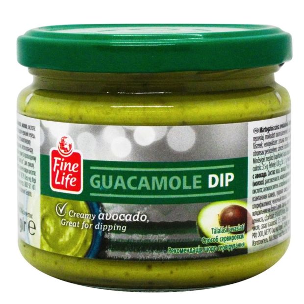 Guacamole Dip s Avokadom 300g Fine Life