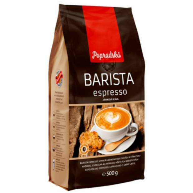 Káva Zrnková Barista Espresso 500g Poprad