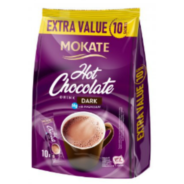 MOKATE CHOCOLATE 10x18g DARK