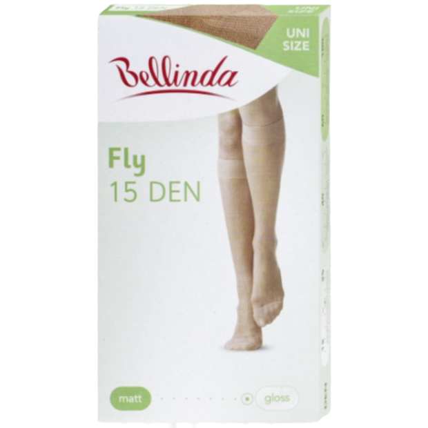 Bellinda Podkolienky Fly Uni Brown 15DEN (KS)