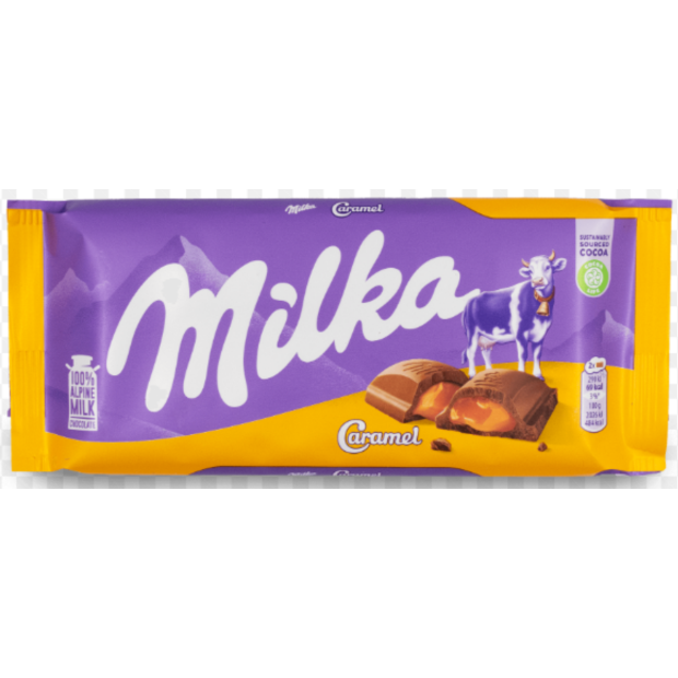 Milka caramel 100g: