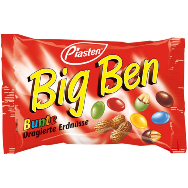 Big Ben arašidy v čok. farebné 100g
