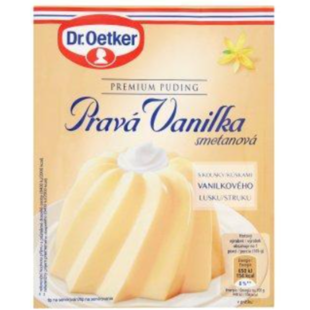 Puding pravá vanilka smotanová Premium Dr.Oetker 40g