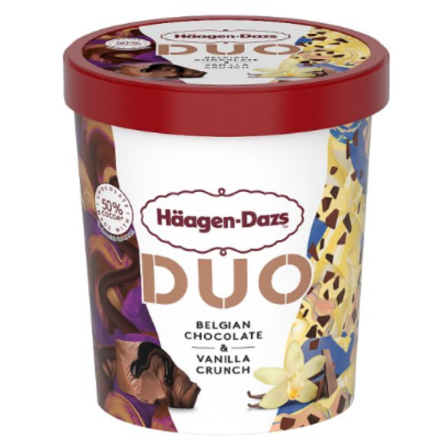 Häagen-Dazs Duo Belgická Čokoláda a Vanilka 420ml