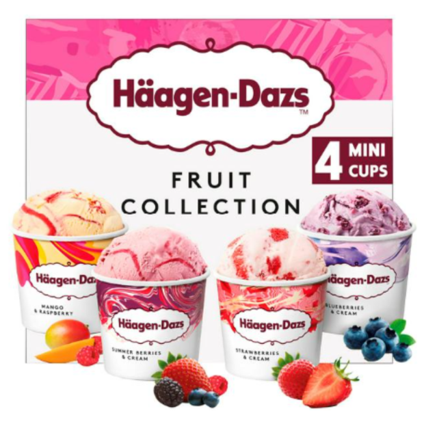 Häagen-Dazs Fruit Collection 4x95ml