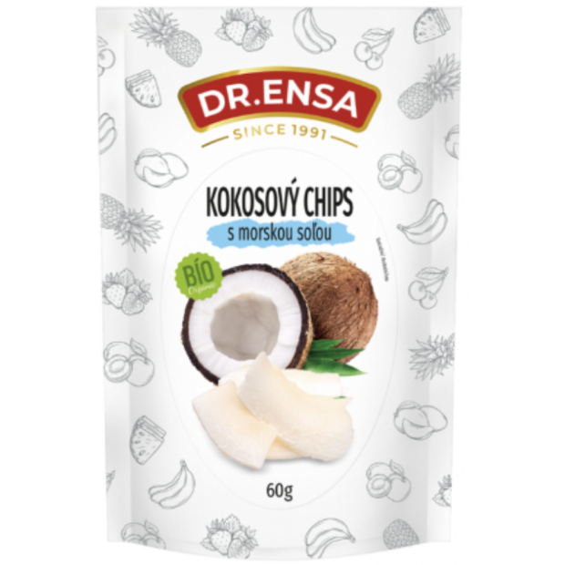 Dr. Ensa kokosový chips s morskou soľou 60g
