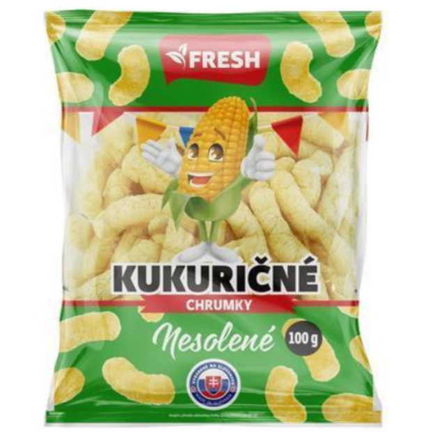 FRESH Sl. Chrumky kukuričné nesolené 100g