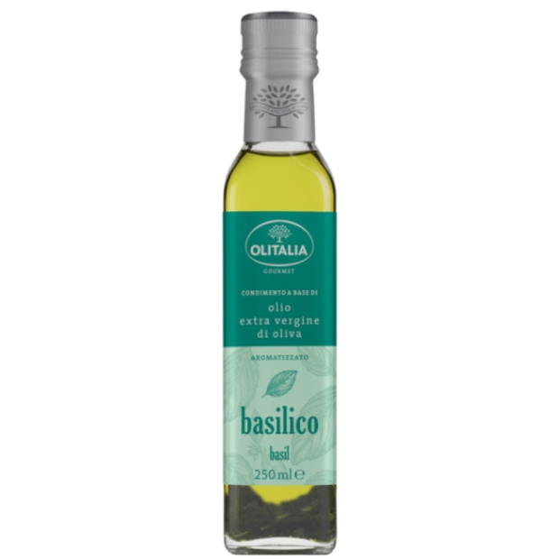 Olio di oliva ex. ver. al basilico 250ml