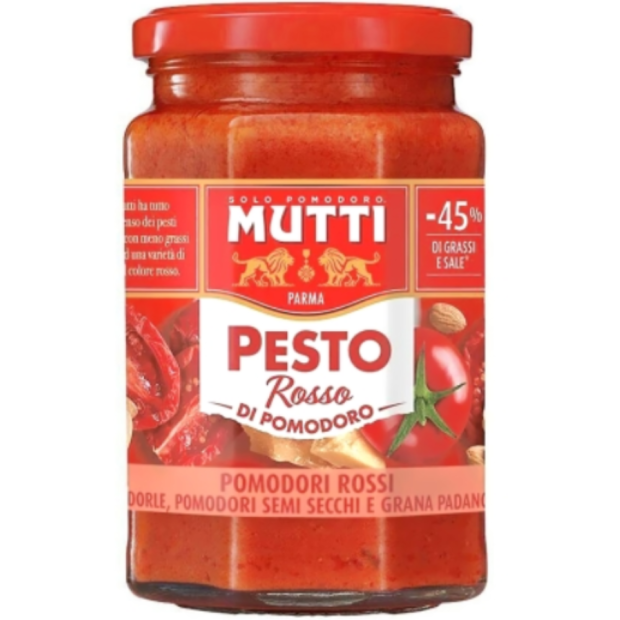 Mutti Pesto di Pomoro Rosso Pesto z Červených Paradajok 180g