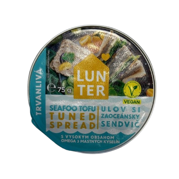 Lunter Tofu Seafoo Tuned Spread Zaoceánsky Sendvič 75g