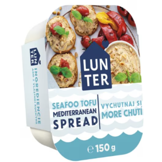 Lunter Tofu Seafoo Mediterranean Spread 150g