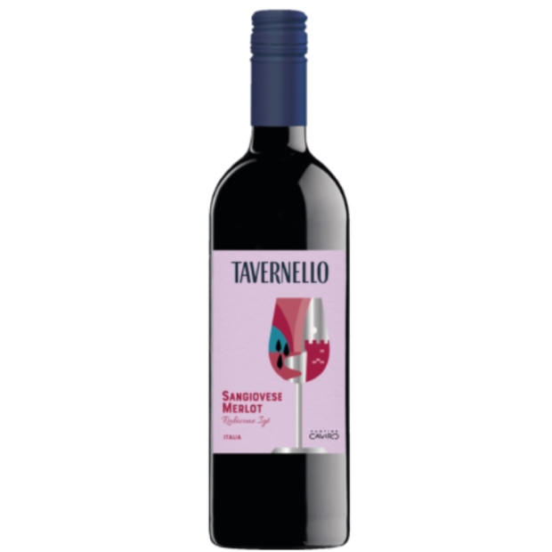 Tavernello Sangiovese Merlot červené víno 0,75l