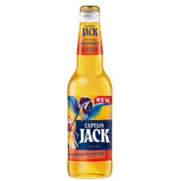 PIVO CAPTAIN JACK MANGO SUNRISE 0.33l NEVRATNÁ FĽAŠA