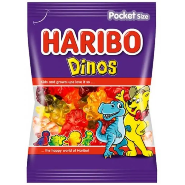 Cukr. Haribo Dinosaurus 100g