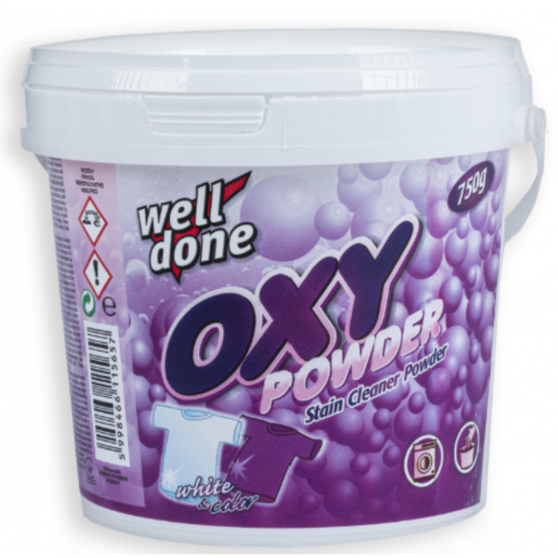 Welldone Oxy prášok pred praním white & color 750ml